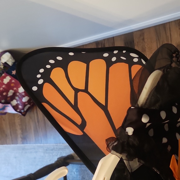 NWT Kids butterfly costume- orange and black, size small - Picture 3 of 6